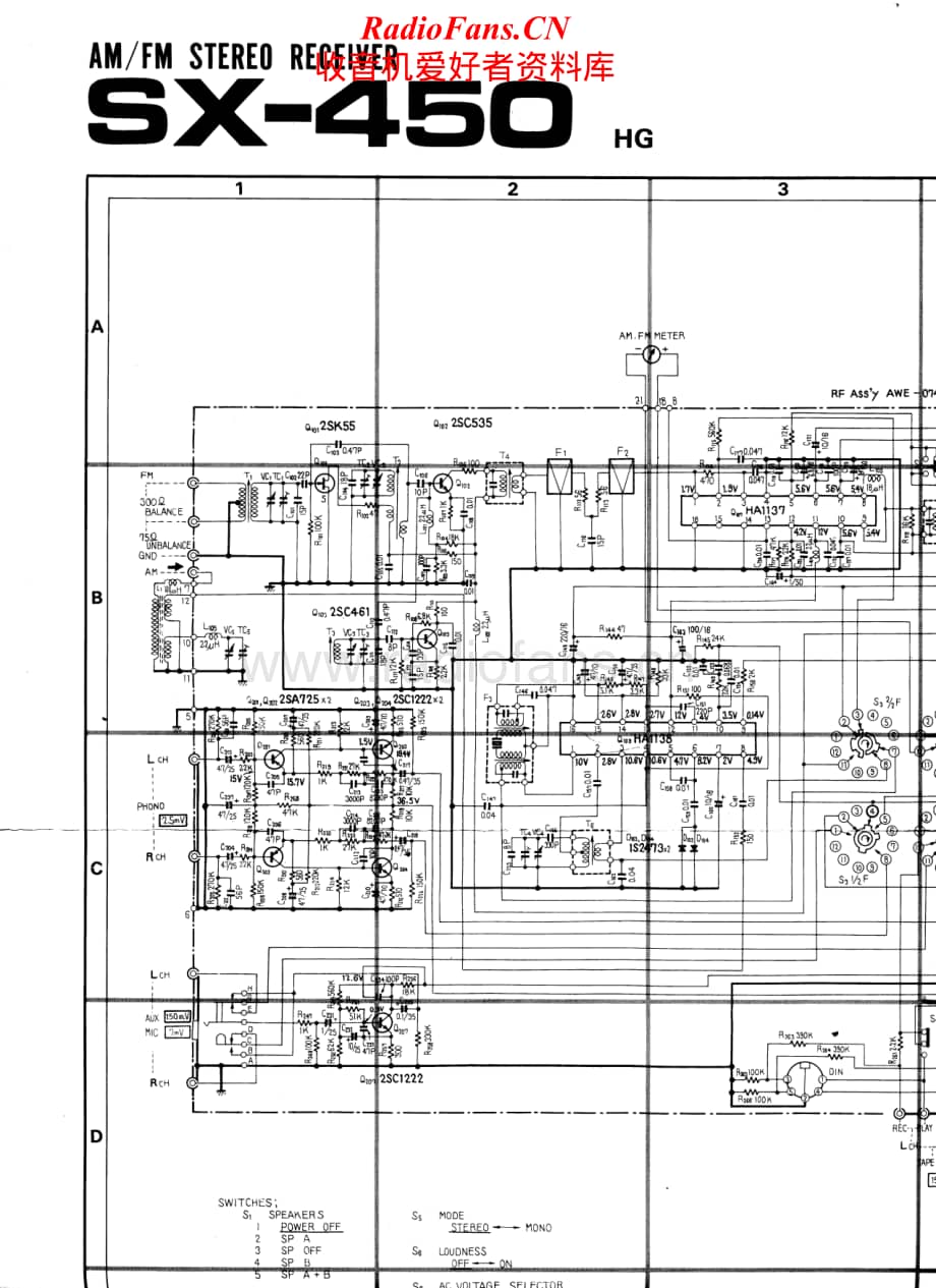 Pioneer-SX-450-Service-Manual电路原理图.pdf_第2页