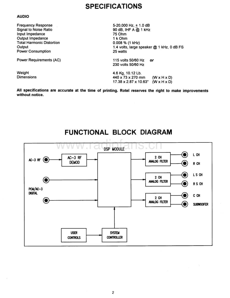 Rotel-RDA-980-Service-Manual电路原理图.pdf_第3页