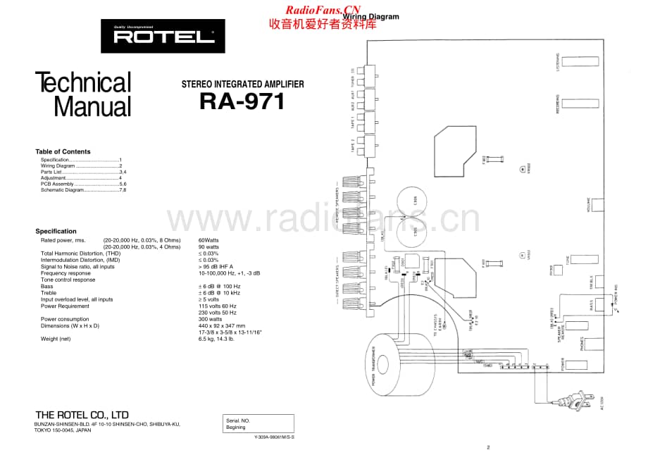 Rotel-RA-971-Service-Manual电路原理图.pdf_第1页