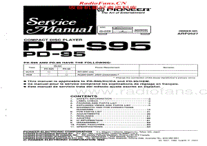 Pioneer-PD-S95-Service-Manual电路原理图.pdf