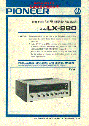 Pioneer-LX-880-Service-Manual电路原理图.pdf