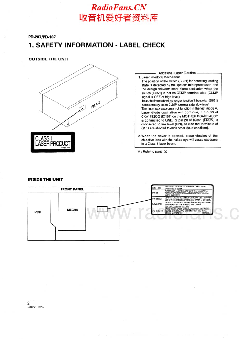 Pioneer-PD-207-Service-Manual电路原理图.pdf_第2页