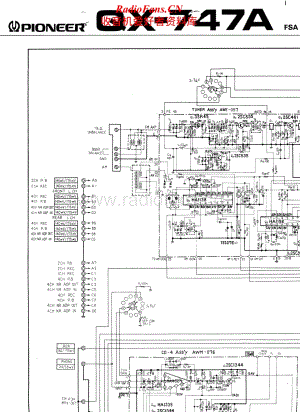 Pioneer-QX-747A-Schematic电路原理图.pdf