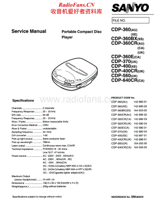 Sanyo-CDP-360-Service-Manual电路原理图.pdf