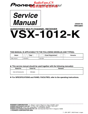 Pioneer-VSX-1012K-Service-Manual电路原理图.pdf