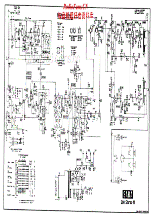 Saba-200-Stereo-11-Schematic电路原理图.pdf