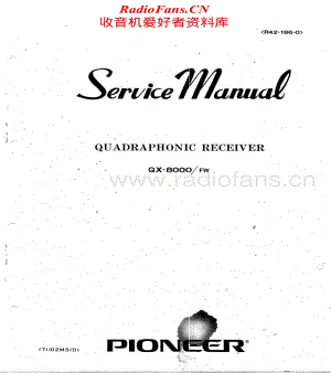 Pioneer-QX-8000-Service-Manual电路原理图.pdf