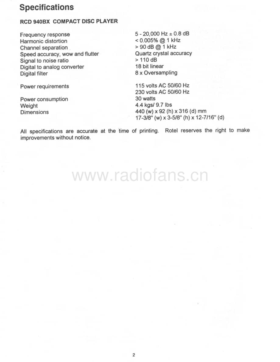 Rotel-RCD-940BX-Service-Manual电路原理图.pdf_第3页