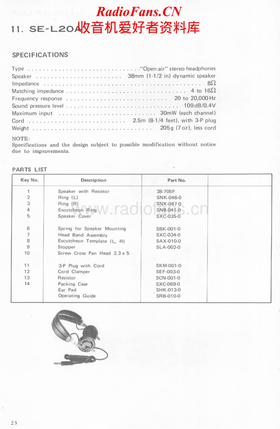 Pioneer-SEL-20A-Service-Manual电路原理图.pdf_第1页