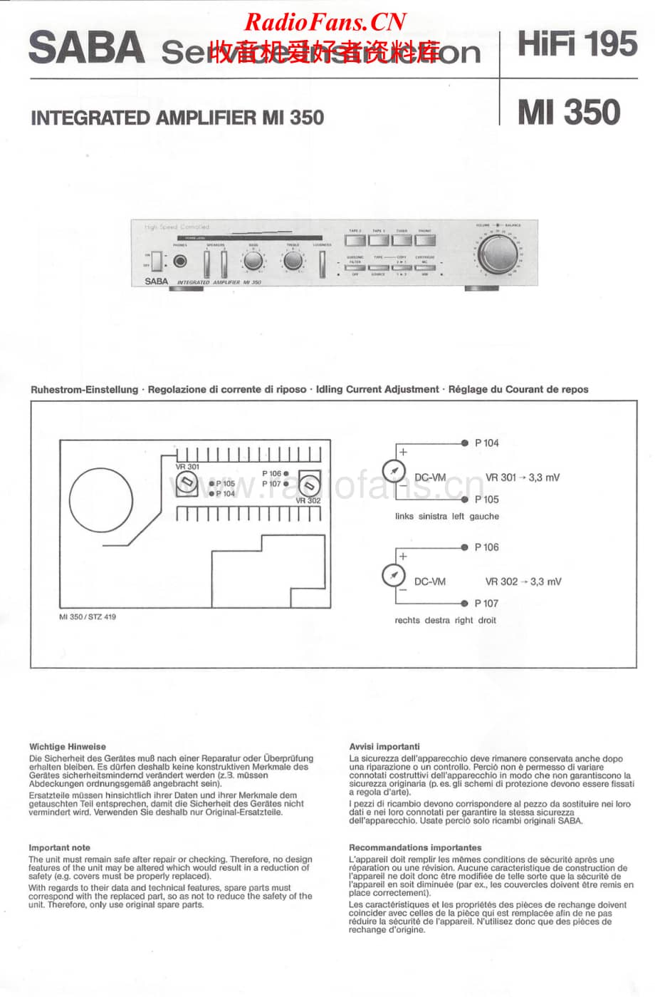 Saba-MI-350-Service-Manual电路原理图.pdf_第1页