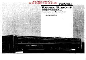 Revox-B250-B150-B250S-Service-Manual (2)电路原理图.pdf