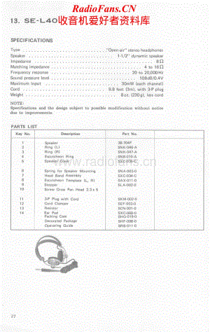 Pioneer-SEL-40-Service-Manual电路原理图.pdf