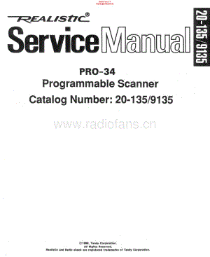 Realistic-PRO-34-Service-Manual电路原理图.pdf