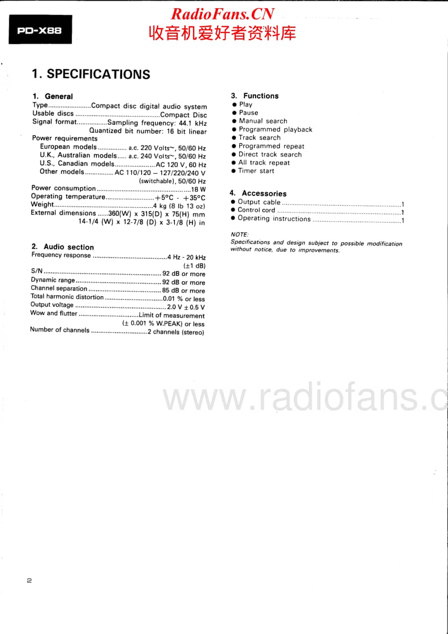 Pioneer-PD-X88-Service-Manual电路原理图.pdf_第2页