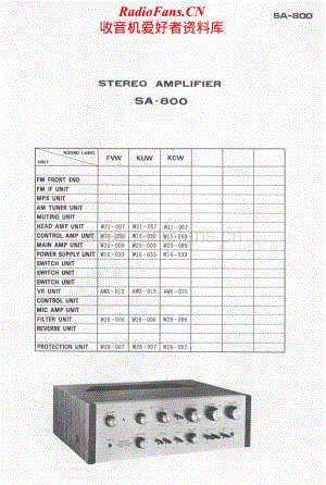 Pioneer-SA-800-Schematic电路原理图.pdf