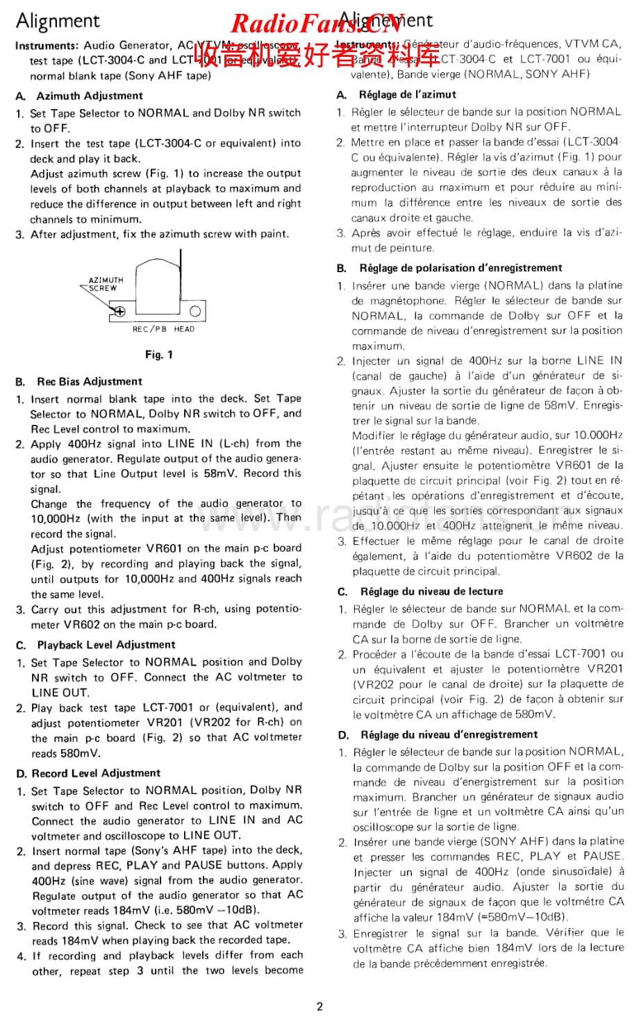 Rotel-RD-700-Service-Manual电路原理图.pdf_第2页