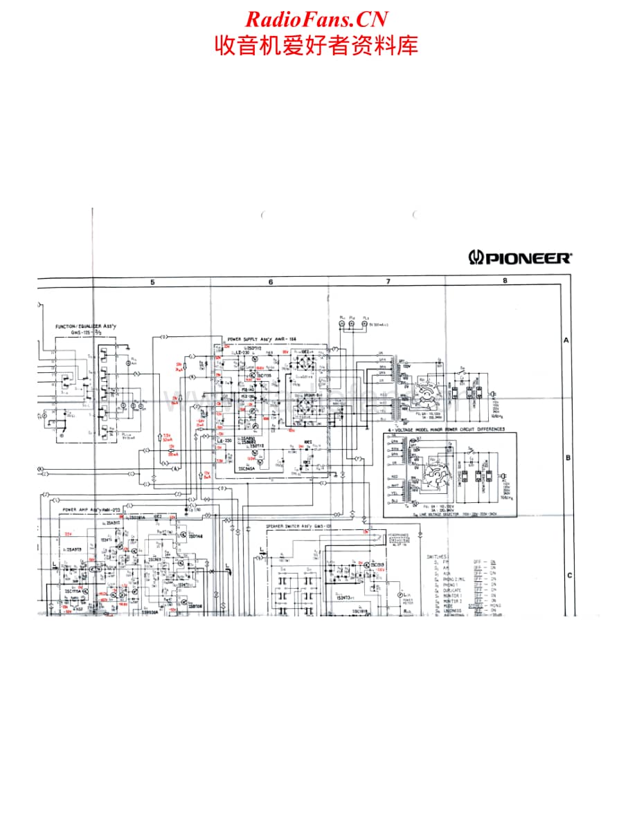 Pioneer-SX-980-Schematic电路原理图.pdf_第2页