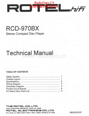 Rotel-RCD-970BX-Service-Manual电路原理图.pdf