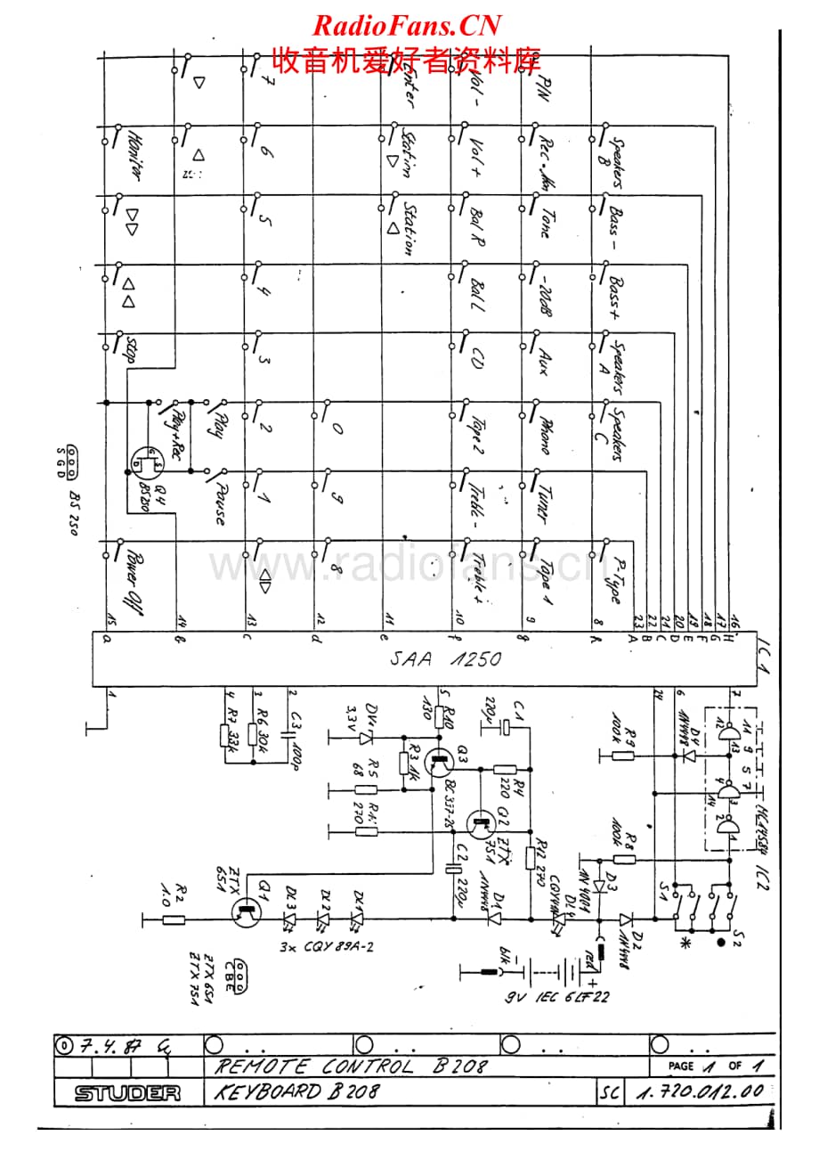 Revox-B-208-Schematic电路原理图.pdf_第1页