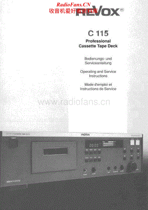 Revox-C-115-Service-Manual电路原理图.pdf