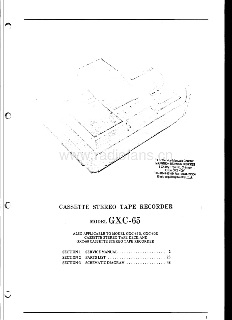 Akai-GXC65D-tape-sm维修电路原理图.pdf_第3页