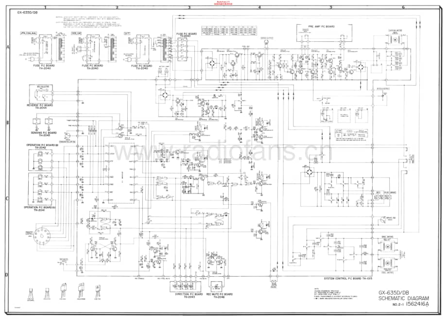 Akai-GX635DB-tape-sm1维修电路原理图.pdf_第1页