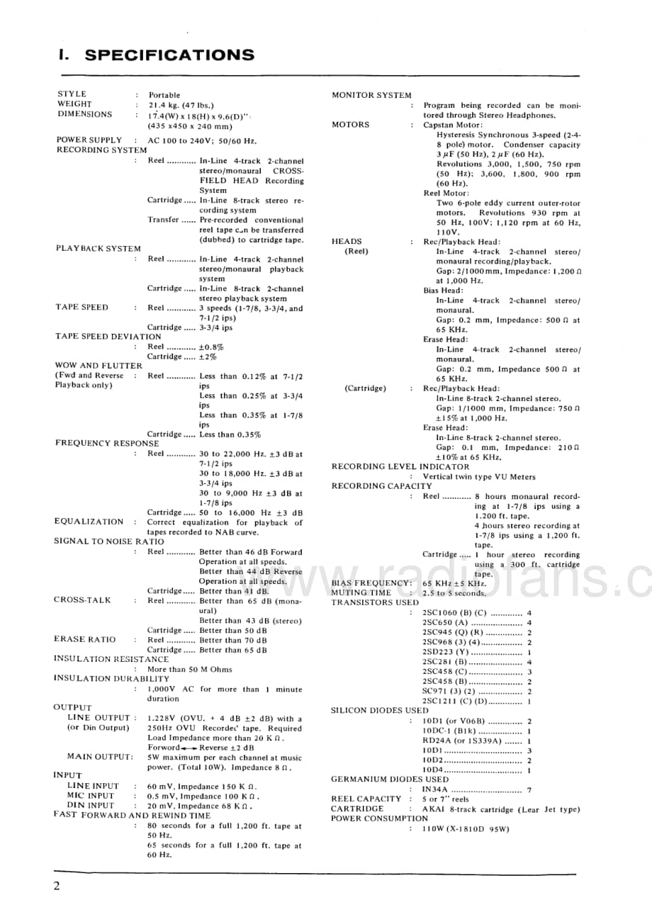 Akai-X1810-tape-sm维修电路原理图.pdf_第3页