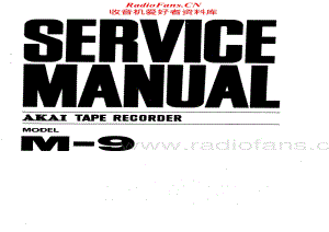 Akai-M9-tape-sm维修电路原理图.pdf