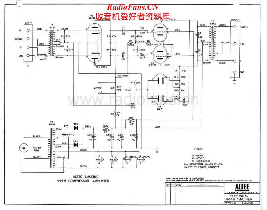 AltecLansing-444B-pwr-sch维修电路原理图.pdf_第1页