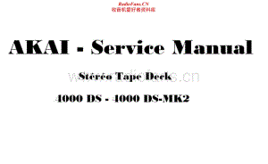 Akai-4000DSII-tape-sm维修电路原理图.pdf