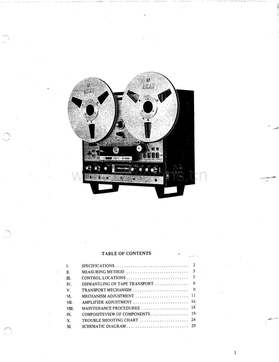 Akai-X330D-tape-sm维修电路原理图.pdf_第3页