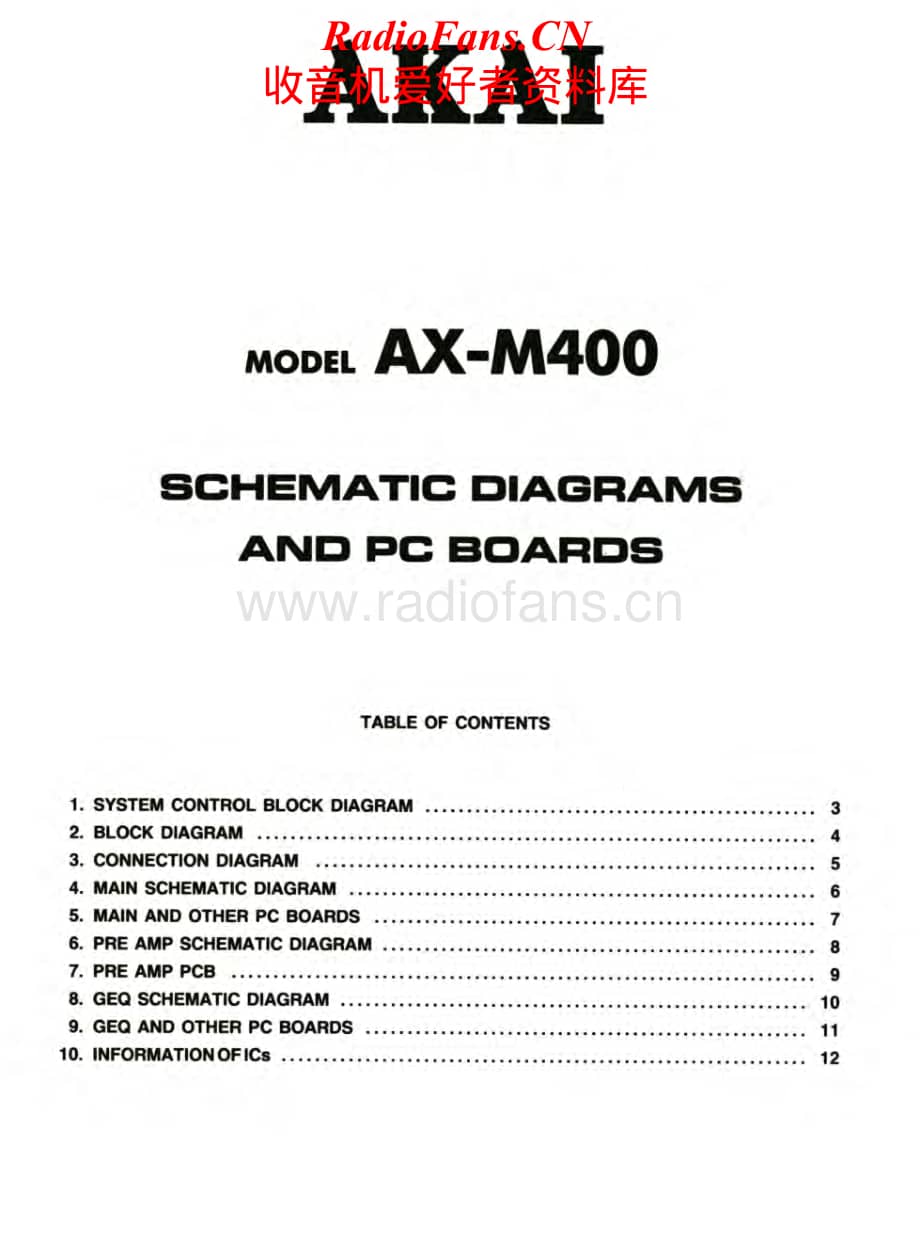 Akai-AXM400-int-sch维修电路原理图.pdf_第1页