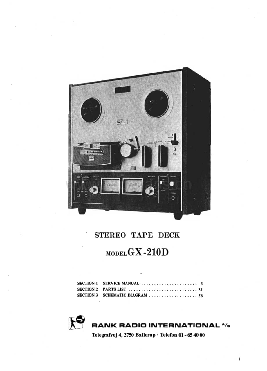 Akai-GX210D-tape-sm维修电路原理图.pdf_第3页