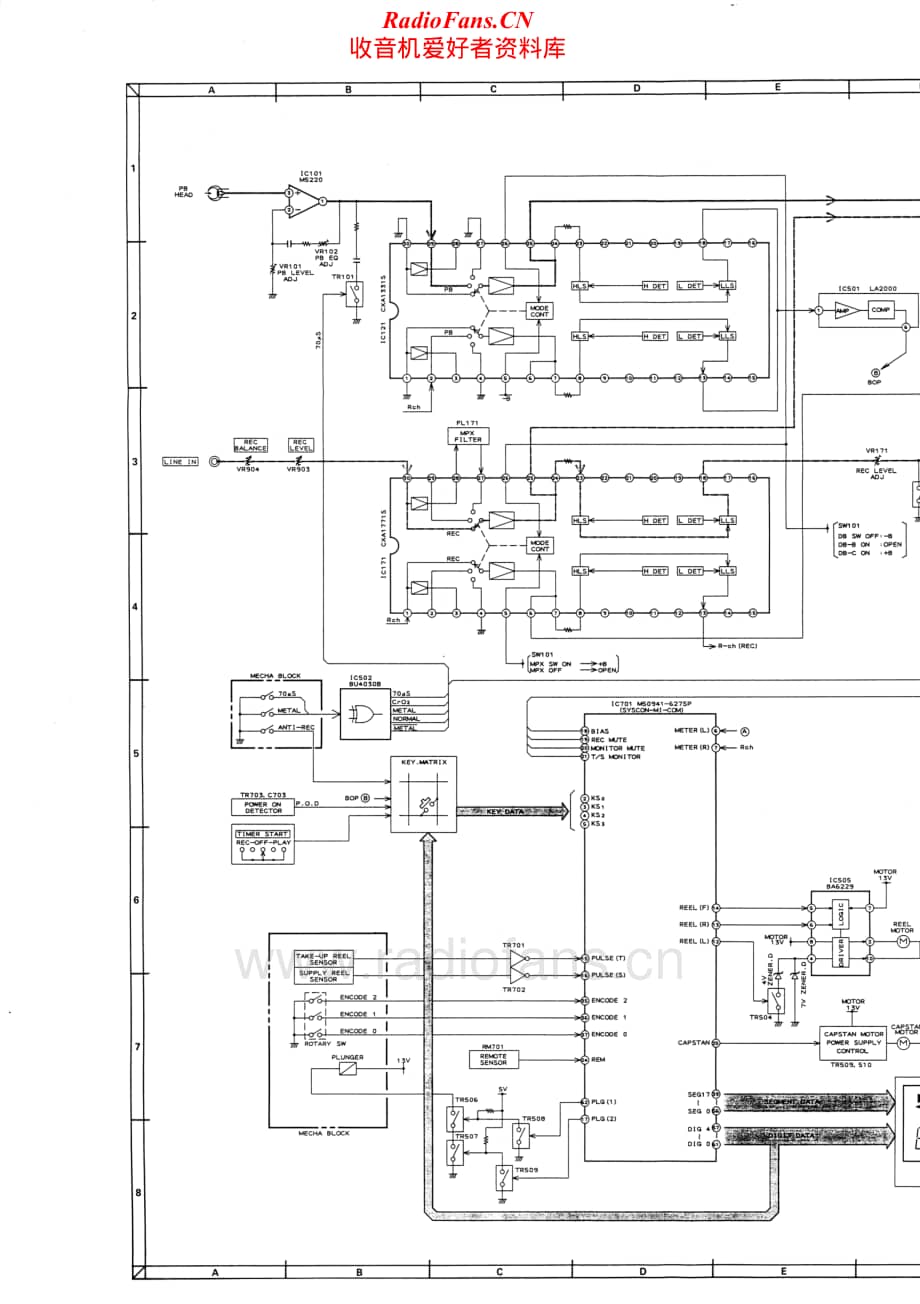 Akai-DX57-tape-sch维修电路原理图.pdf_第2页