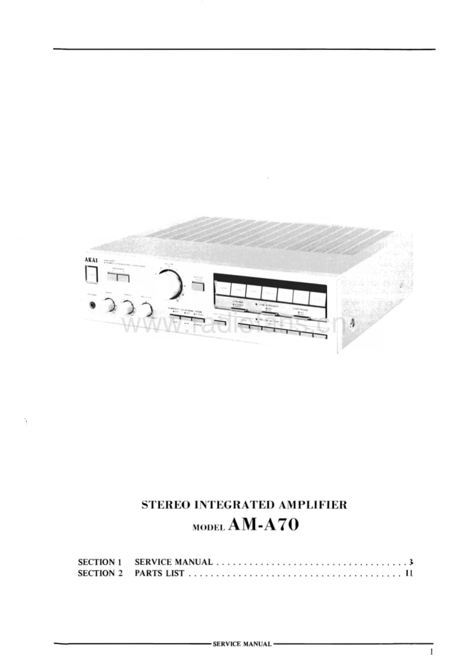 Akai-AMA70-int-sm维修电路原理图.pdf_第3页