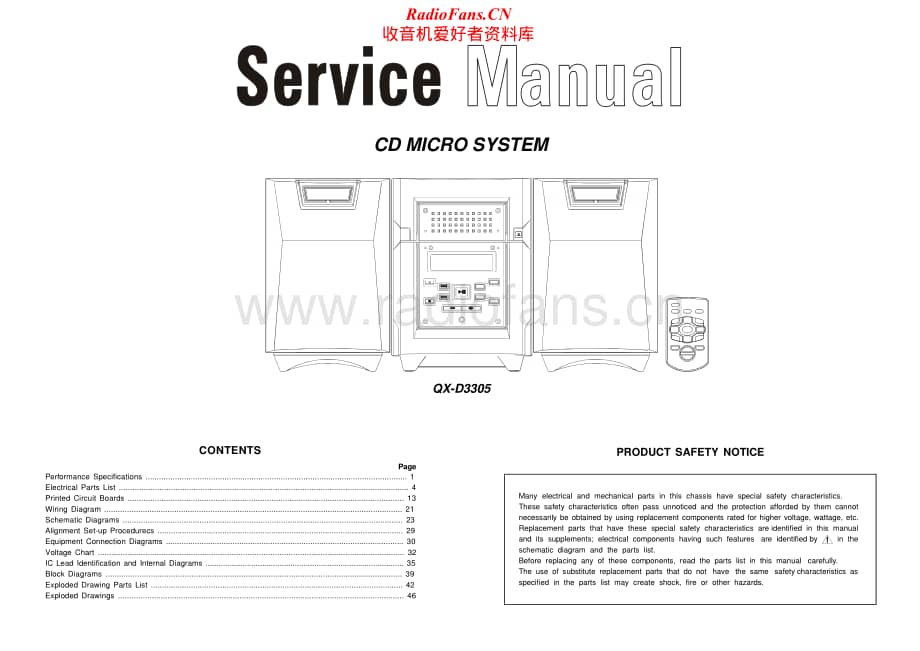 Akai-QXD3305-cs-sm维修电路原理图.pdf_第1页