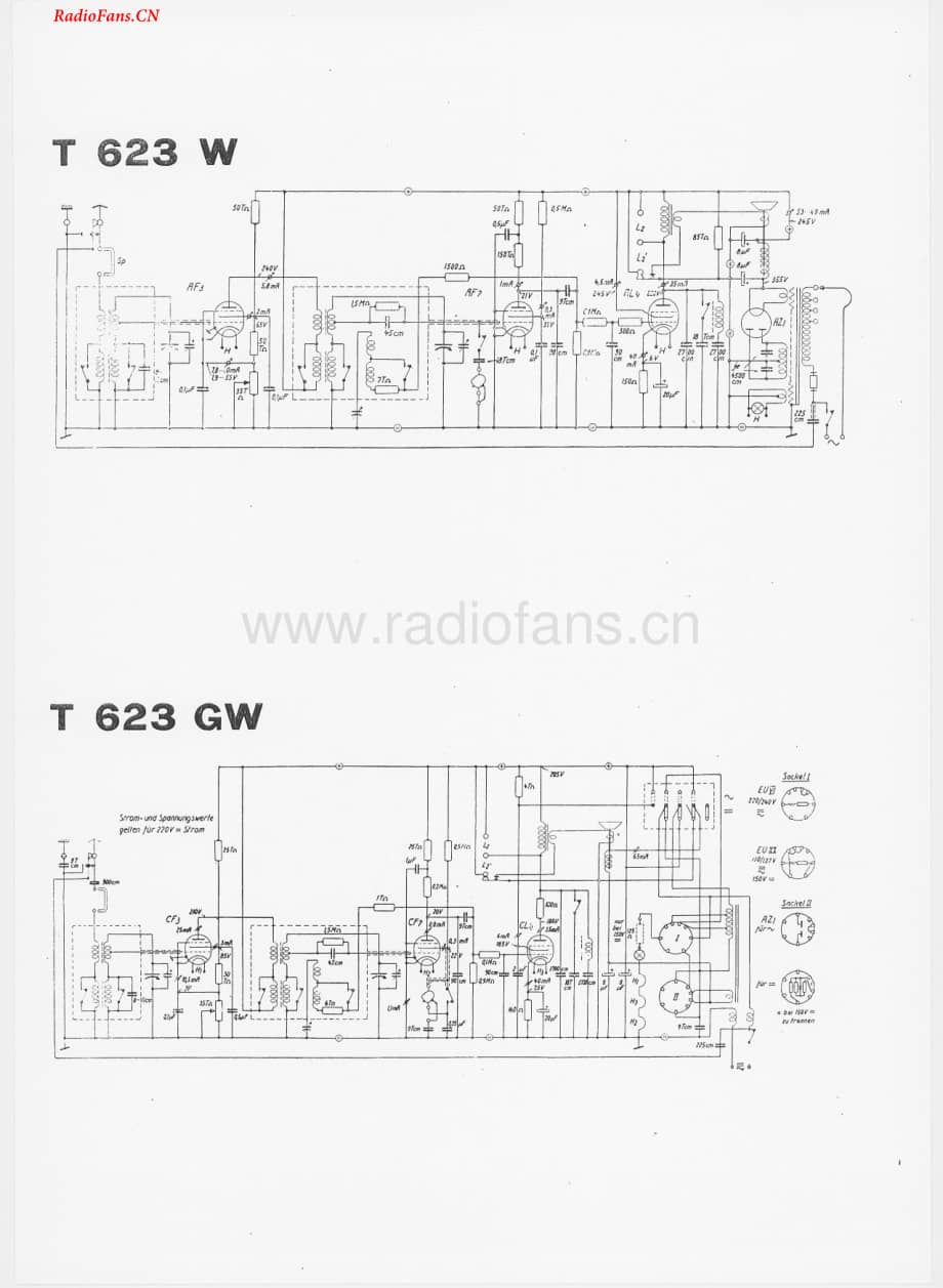 telefunken623W-电路原理图.pdf_第1页