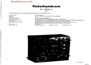 telefunkenE225A-电路原理图.pdf
