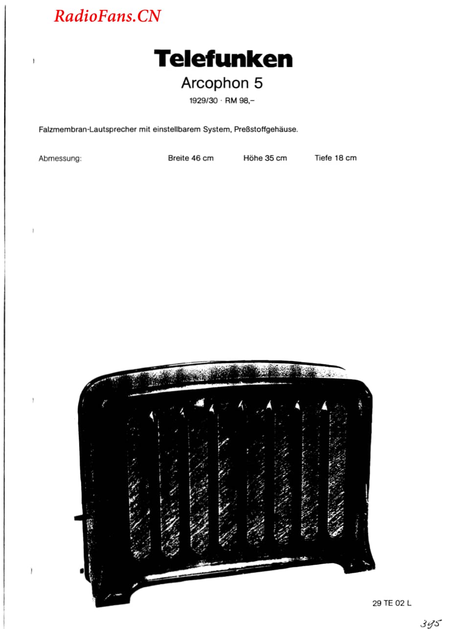 telefunkenARCOPHON5-电路原理图.pdf_第1页