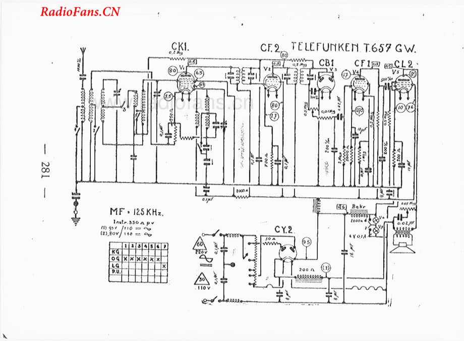 telefunken657GW-电路原理图.pdf_第1页