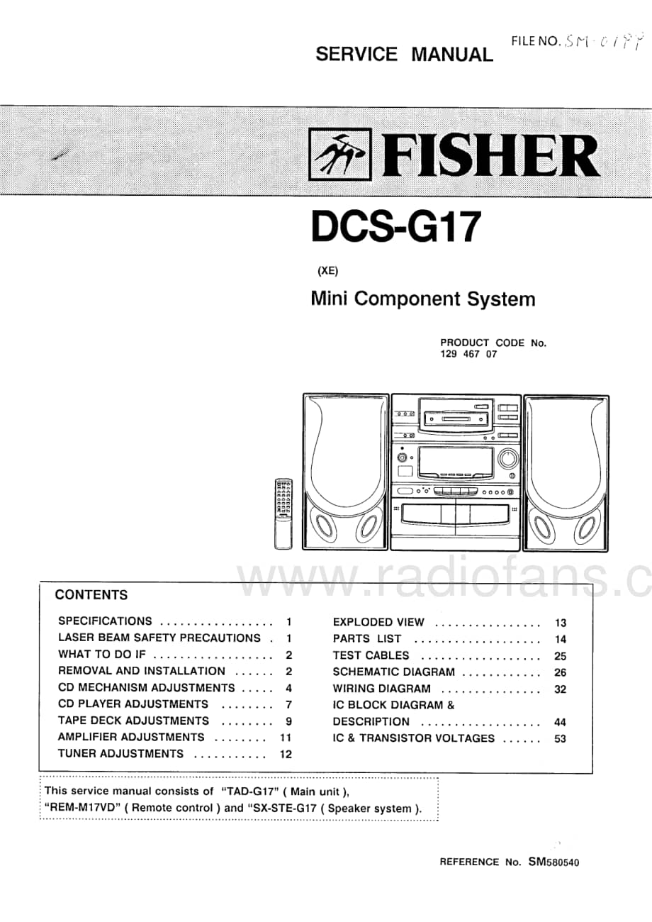 FisherDCSG17ServiceManual 电路原理图.pdf_第1页