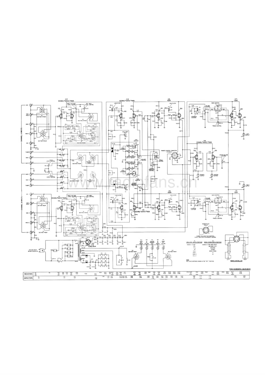 Fisher400CXSchematic电路原理图 维修电路图 原理图.pdf_第1页