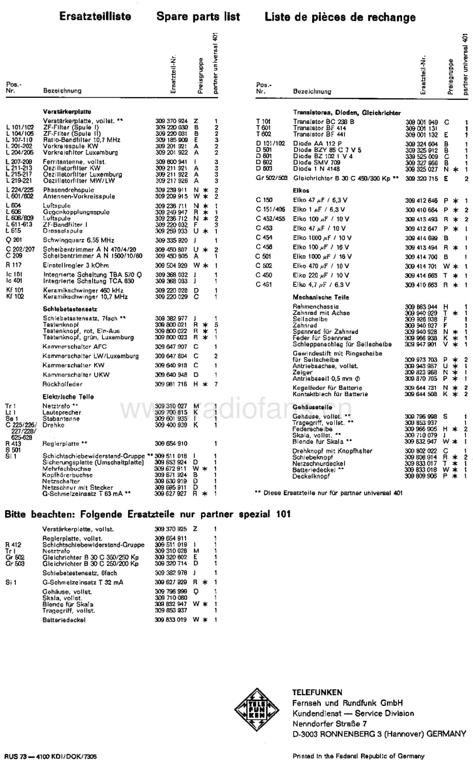 Telefunken_PartnerSpezial101 维修电路图 原理图.pdf_第2页