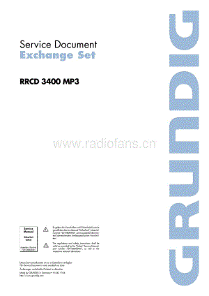 GrundigRRCD3400 维修电路图、原理图.pdf