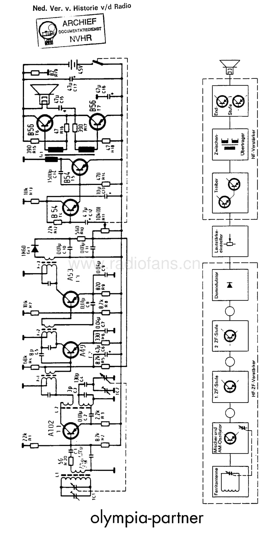 Telefunken_OlympiaPartner 维修电路图 原理图.pdf_第1页