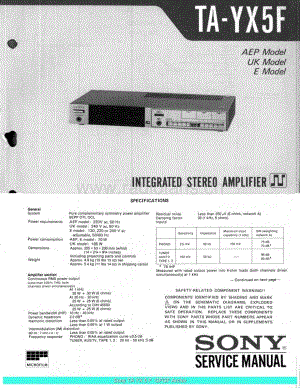 Sony_TA-YX5F_sch 电路图 维修原理图.pdf