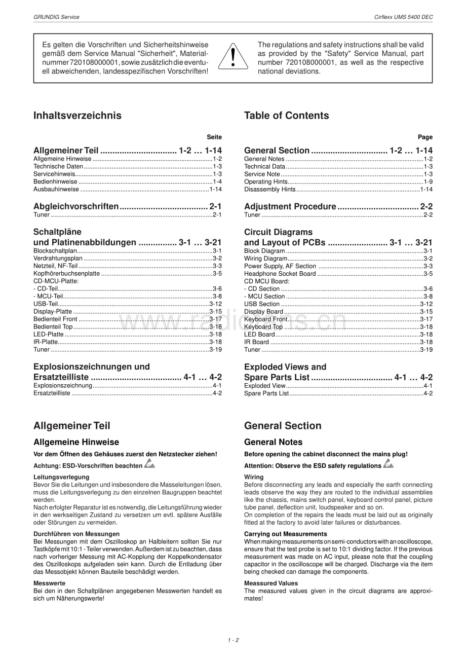 GrundigUMS5400DEC 维修电路图、原理图.pdf_第2页