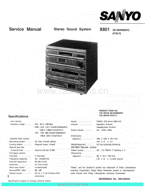Sanyo_X801_sch 电路图 维修原理图.pdf