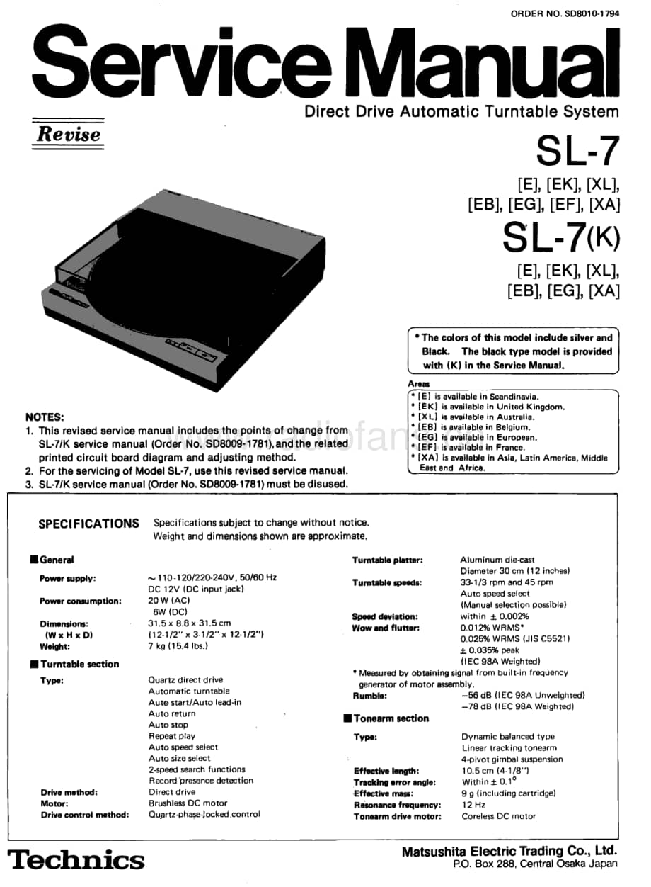 National_SL7 电路图 维修原理图.pdf_第3页