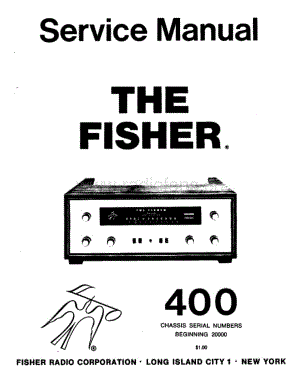 Fisher400ServiceManual 电路原理图.pdf